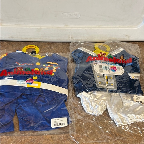 NWT Nanco  Animaland 2pc Marine & Blue Coat Patriotic Sets for Your Plush Pets - Picture 1 of 10